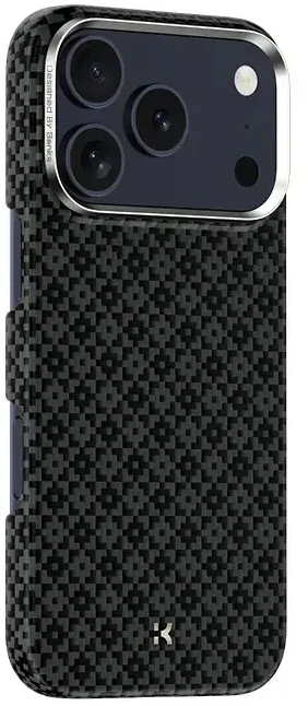 Benks Magnetic Armor Air Armor Grid Kevlar dėklas Metal Frame 600D (B069) skirtas Apple iPhone 17 Pro juodas