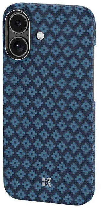 Benks Magnetic Armor Air Armor Grid Kevlar dėklas Metal Frame 600D (0067) skirtas Apple iPhone 17 mėlynas
