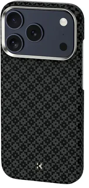 Benks Magnetic Armor Air Armor Grid Kevlar dėklas Metal Frame 600D (B070) skirtas Apple iPhone 17 Pro Max juodas