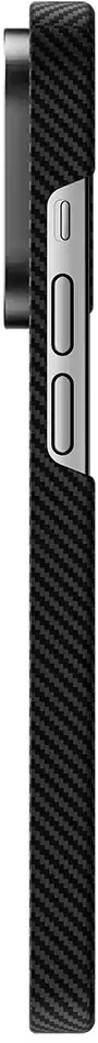 Benks Magnetic Armor Air Kevlar dėklas Metal Frame 600D Apple iPhone 15 Plus juodos spalvos