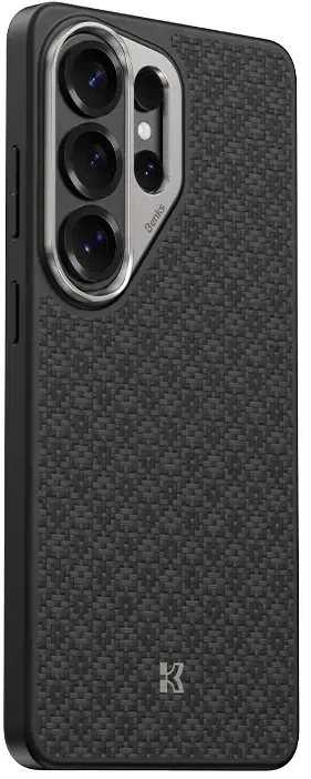 Benks Magnetic Armor Pro Armor Grid Kevlar dėklas Metal Frame 600D (H050) skirtas Samsung Galaxy S26 Ultra juodas