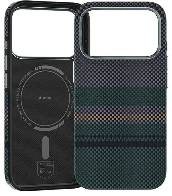 Benks dėklas Magnetic Armor Pro Aurora Kevlar 600D (C070) skirtas iPhone 17 Pro Max