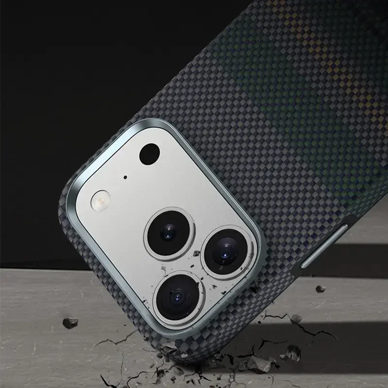 Benks Magnetic Armor Pro Aurora Kevlar 600D dėklas (C069), skirtas iPhone 17 Pro (Camera Control Button)