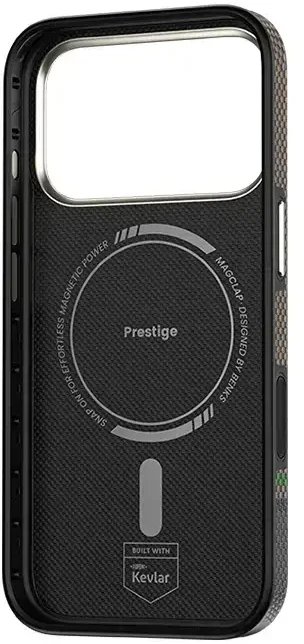 Benks Magnetic Armor Pro Prestige Kevlar 600D dėklas (Y069), skirtas iPhone 17 Pro (Camera Control Button)