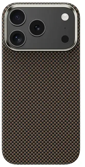 Benks Dėklas Magnetic Armor Tint Kevlar 1000D (0069) skirtas Apple iPhone 17 Pro aukso spalvos