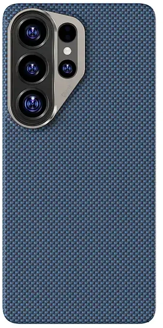 Benks dėklas Magnetic Armor Tint Kevlar 1000D (B050) skirtas Samsung Galaxy S26 Ultra mėlynos spalvos