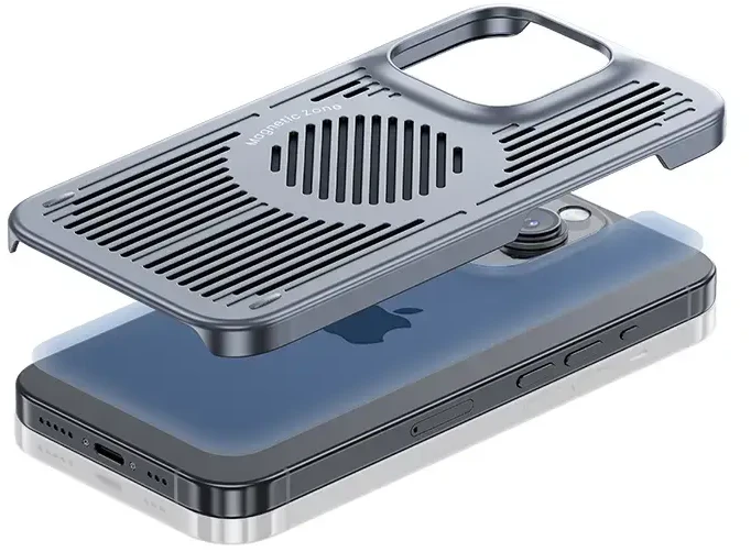 Oem Benks Magnetic Biliz aušinimo dėklas (0057) skirtas iPhone 14 Pro pilkos spalvos