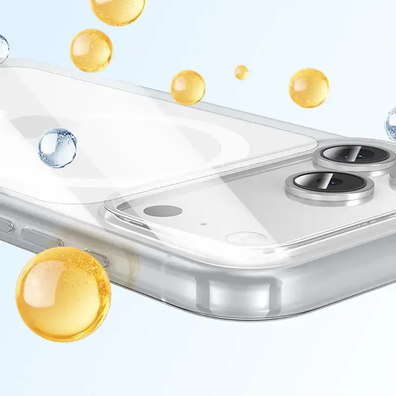 Benks Magnetic Crystal dėklas skirtas Apple iPhone 17 Pro transparent (Camera Control Button)