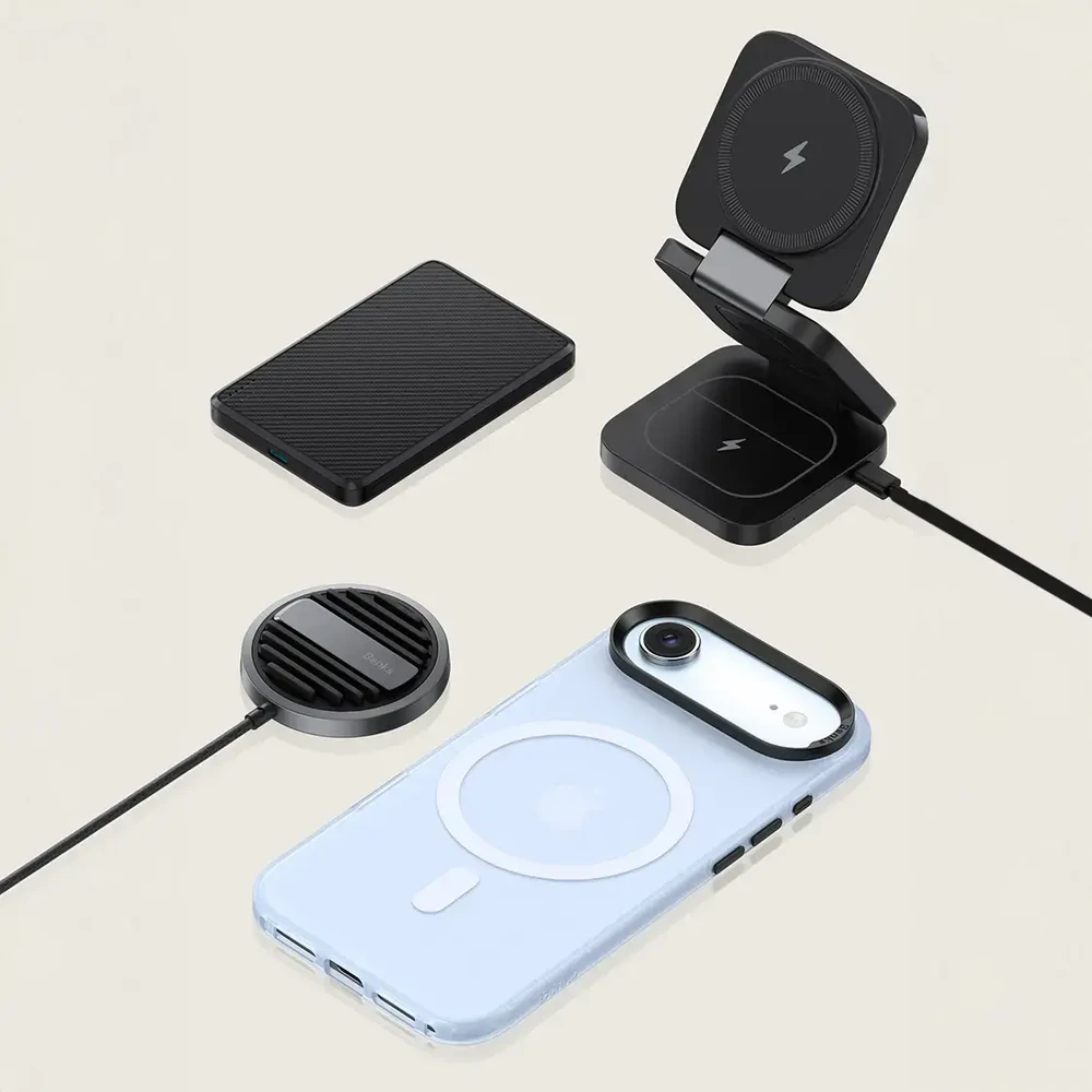 Dėklas Benks Magnetic Lucid Armor Case (C068) skirtas Apple iPhone 17 Air mėlynos spalvos (Camera Control Button)