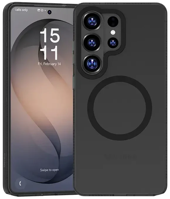 Benks Magnetic Lucid Armor dėklas (A050) skirtas Samsung Galaxy S26 Ultra juodos spalvos