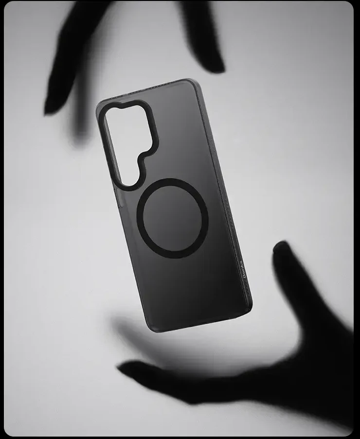 Benks Magnetic Lucid Armor dėklas (A050) skirtas Samsung Galaxy S26 Ultra juodos spalvos