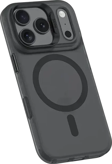 Benks Dėklas Magnetic Lucid Armor (0067) skirtas Apple iPhone 17 juodos spalvos (Camera Control Button)