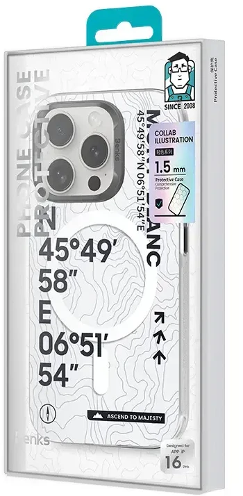 Benks Magnetic Summit Mont Blanc dėklas skirtas Apple iPhone 16 Plus
