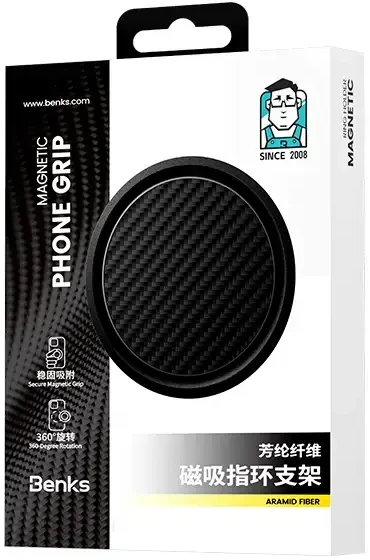 Benks Laikiklis Ring Armor Pop Kevlar L56 600D magnetinis