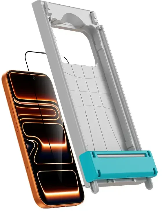 Benks Tempered glass Glass Warrior 2.0 AR-EZFita skirtas iPhone 17/16 Pro