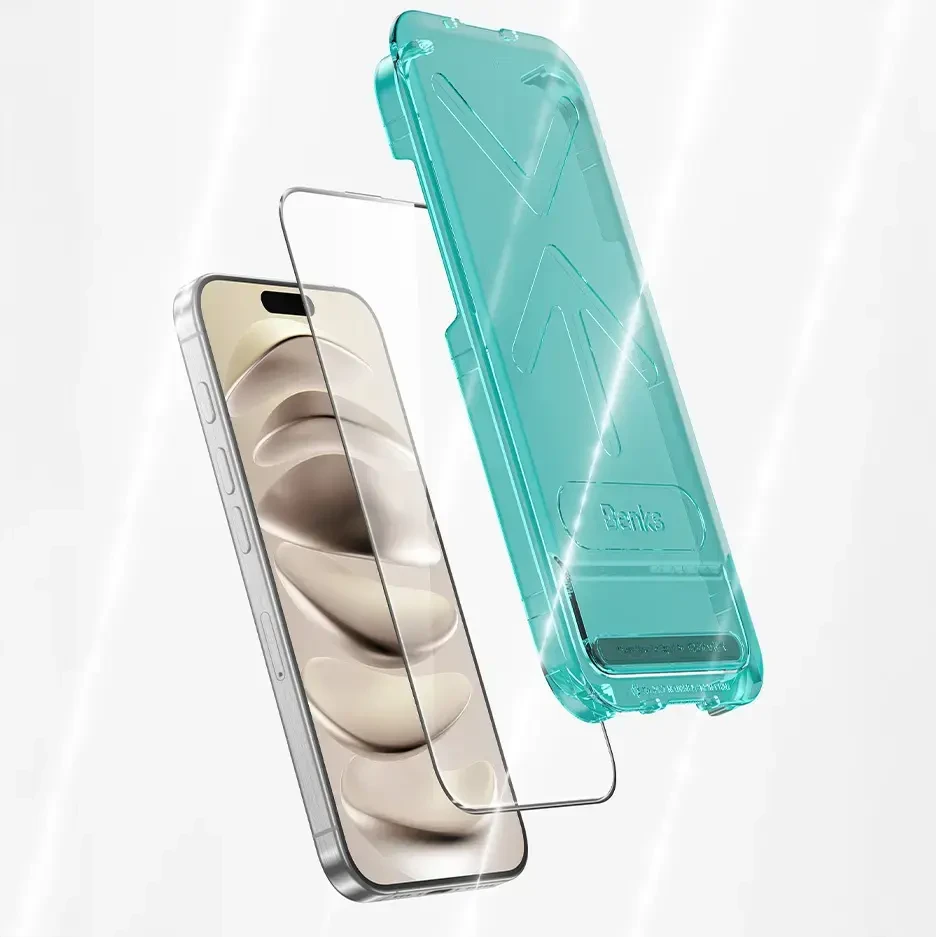 Benks Apsauginis stiklas Glass Warrior HD (AS66) skirtas iPhone 16 Pro Max juodas