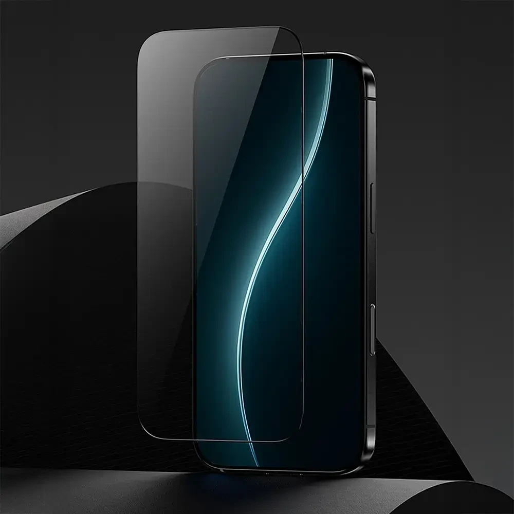 Benks Tempered glass Glass Warrior Sapphire Coating (C.M.MZ.AP.BK.D073) skirtas iPhone 18 Pro Max/17 Pro Max juodos spalvos