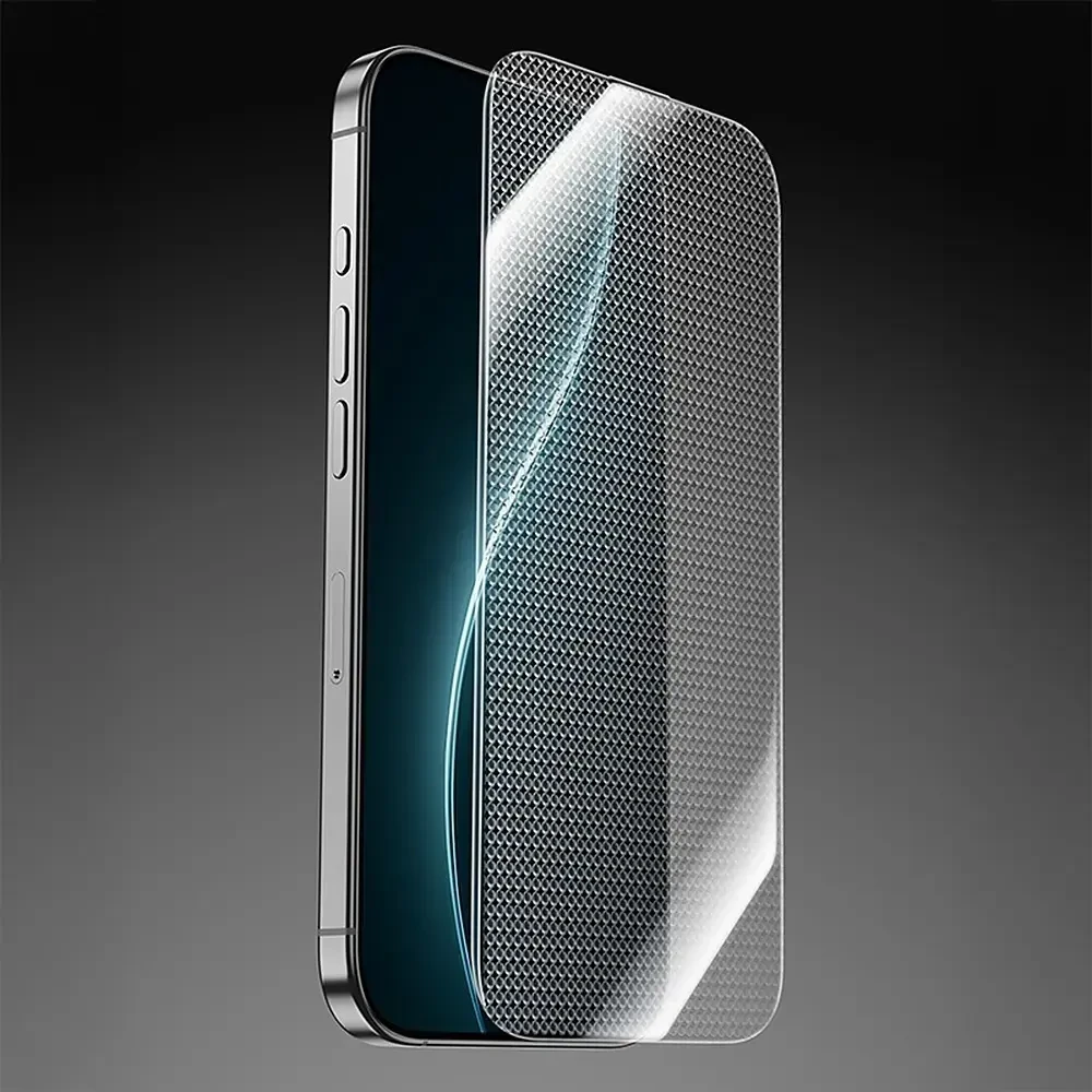 Benks Grūdintas stiklas Glass Warrior Sapphire Coating (C.M.MZ.AP.BK.D072) skirtas iPhone 18 Pro/17 Pro juodos spalvos