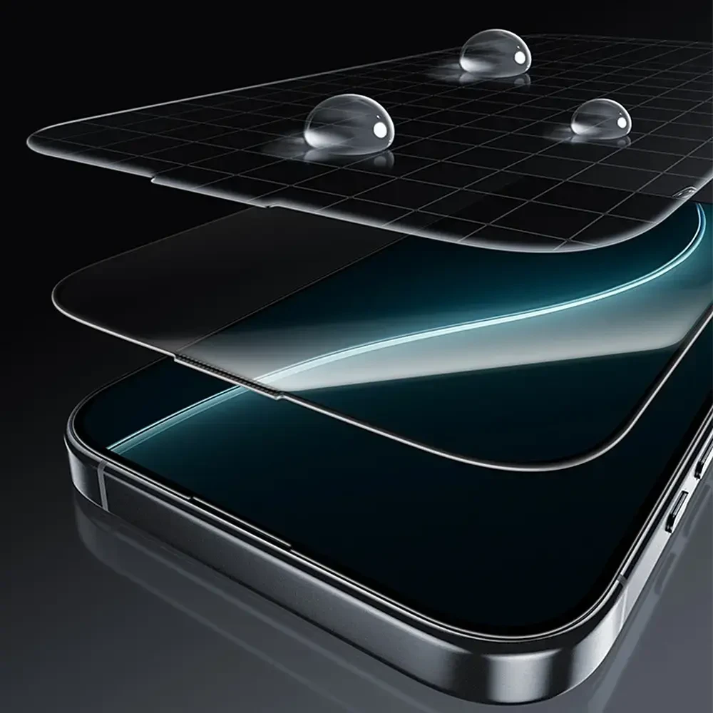Benks Tempered glass Glass Warrior Sapphire Coating (C.M.MZ.AP.BK.D073) skirtas iPhone 18 Pro Max/17 Pro Max juodos spalvos