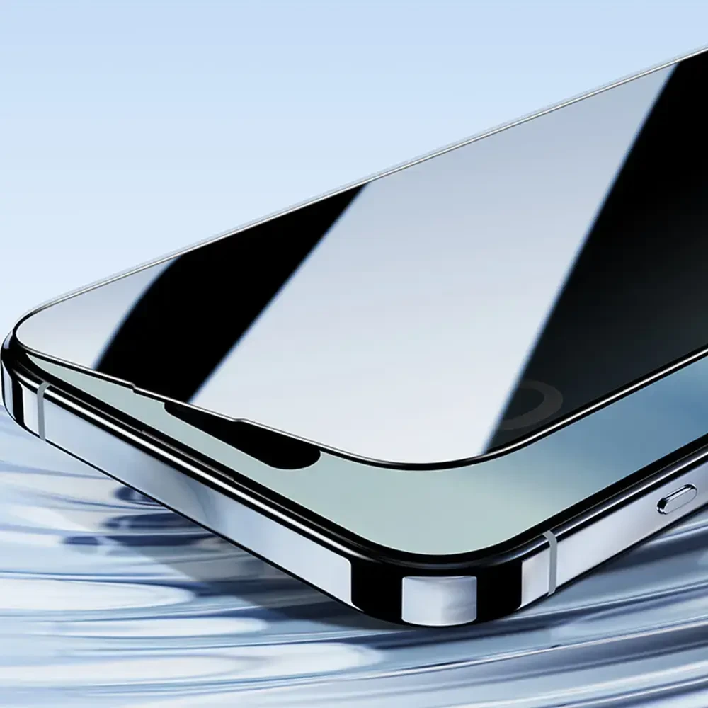 Benks apsauginis stiklas Ultra Shield Privacy Glass (FK66) skirtas Apple iPhone 16 Pro Max juodos spalvos