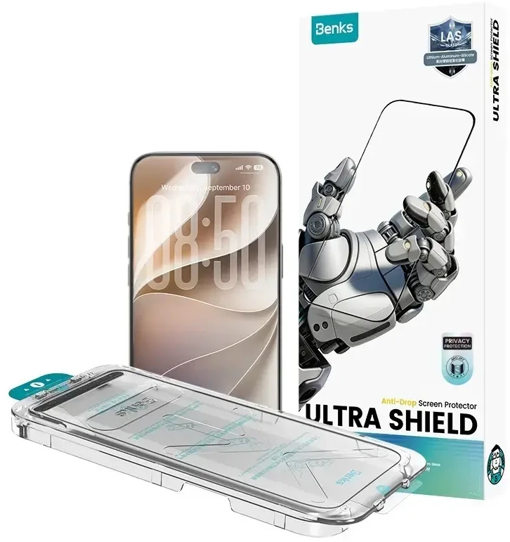 Benks Apsauginis stiklas Ultra Shield Privacy iPhone 18 Pro