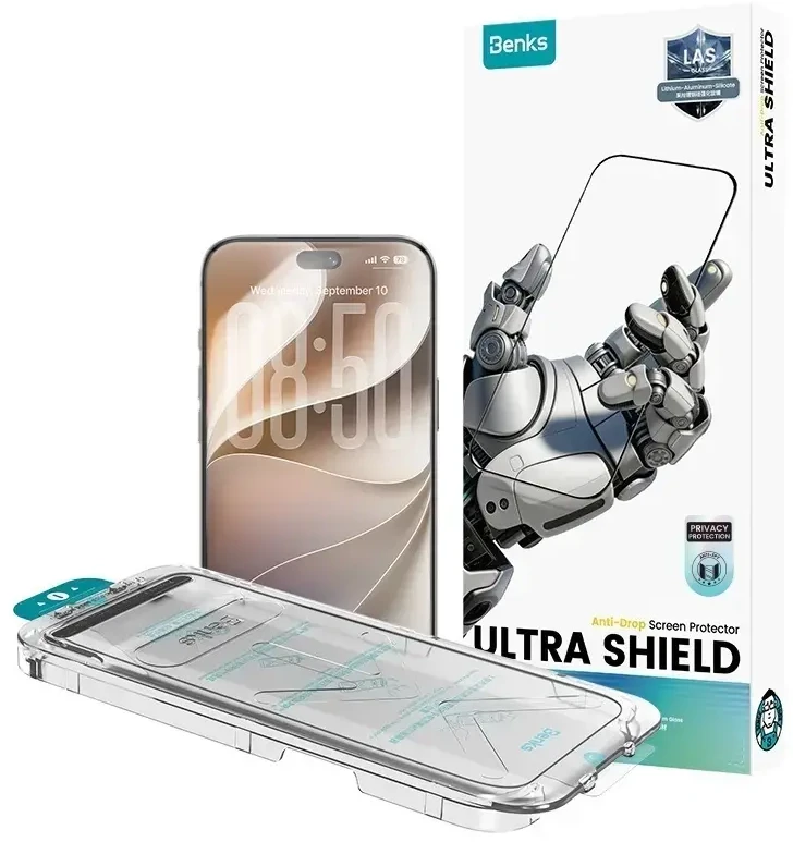Benks Apsauginis stiklas Ultra Shield Privacy iPhone 18 Pro Max