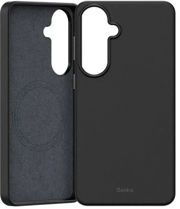 Benks Magnetic Vita Pro Silicone dėklas (A049) skirtas Samsung Galaxy S26 Plus juodas