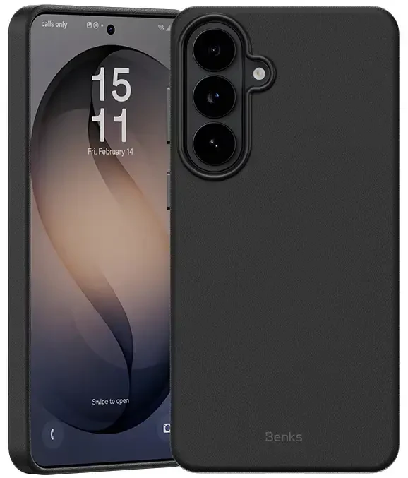 Benks Magnetic Vita Pro Silicone dėklas (A049) skirtas Samsung Galaxy S26 Plus juodas