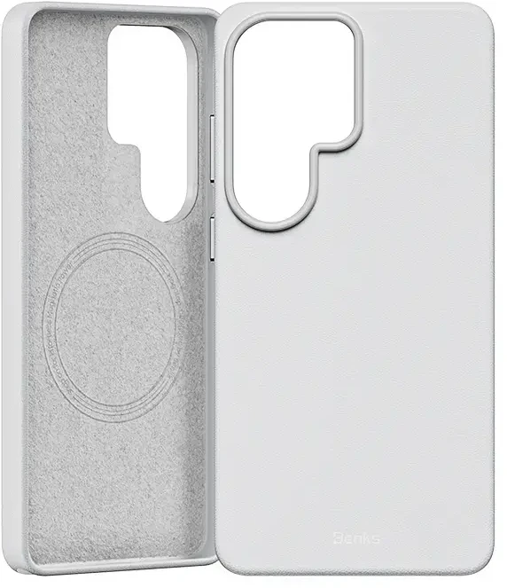 Benks Magnetic Vita Pro Silicone dėklas (A050) skirtas Samsung Galaxy S26 Ultra pilkas