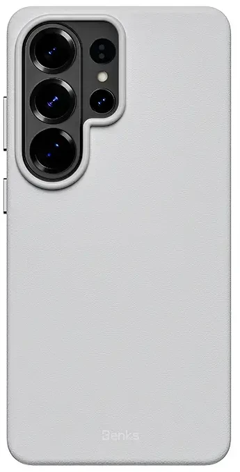 Benks Magnetic Vita Pro Silicone dėklas (A050) skirtas Samsung Galaxy S26 Ultra pilkas
