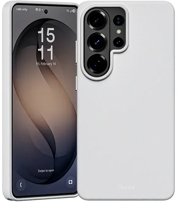 Benks Magnetic Vita Pro Silicone dėklas (A050) skirtas Samsung Galaxy S26 Ultra pilkas