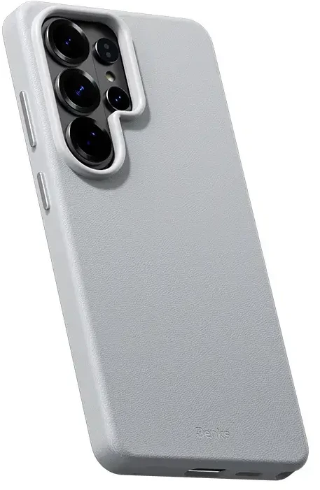 Benks Magnetic Vita Pro Silicone dėklas (A050) skirtas Samsung Galaxy S26 Ultra pilkas