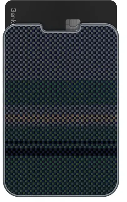 Dėklas Benks Laikiklis Piniginė Magnetinė ArmorGo Kevlar Aurora Light