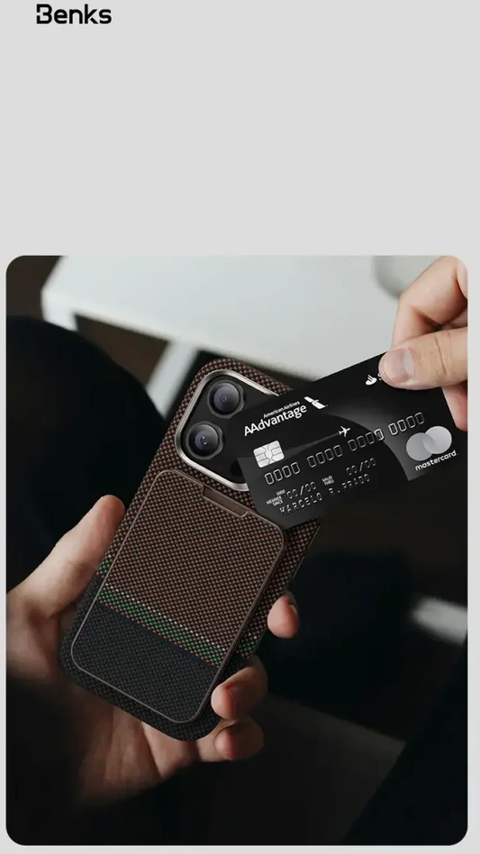 Benks Laikiklis Piniginė Magnetinė ArmorGo Kevlar Prestige