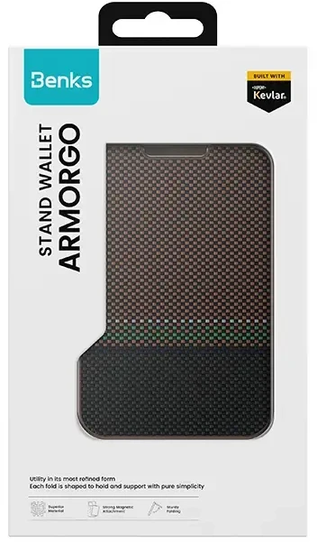 Benks Laikiklis Piniginė Magnetinė ArmorGo Kevlar Prestige