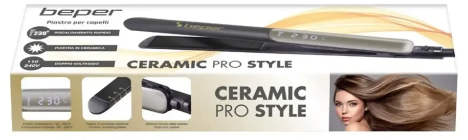 Beper Plaukų tiesintuvas Ceramic Pro Style P301PIS200