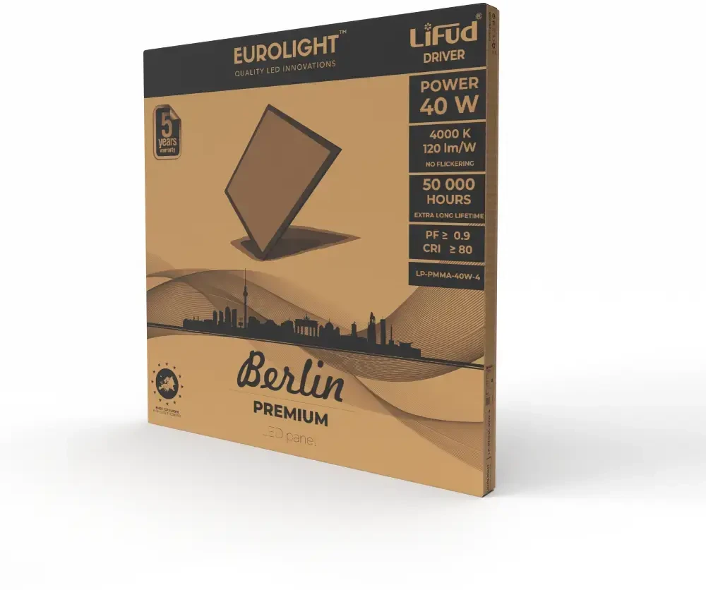 Berlin įmontuojama LED panelė Eurolight