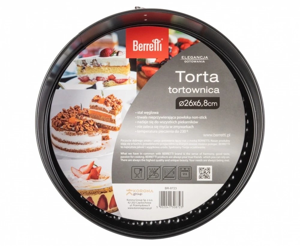 Berretti Apvali torto forma 26 cm Torta