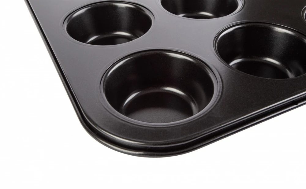 Berretti Triton Torta 12 bandelių skardelės Juoda Non-Stick 35 cm