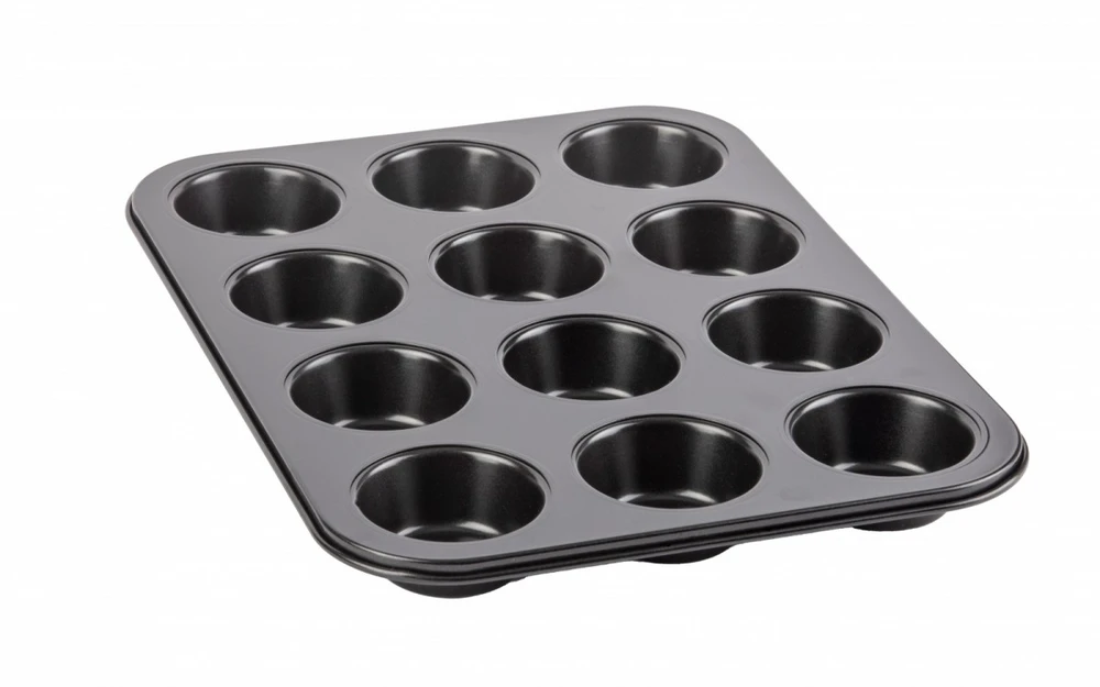 Berretti Triton Torta 12 bandelių skardelės Juoda Non-Stick 35 cm