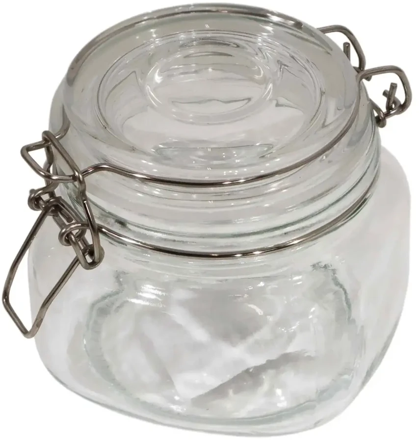 Besk Stiklinis indelis su stikliniu dangteliu 500ml