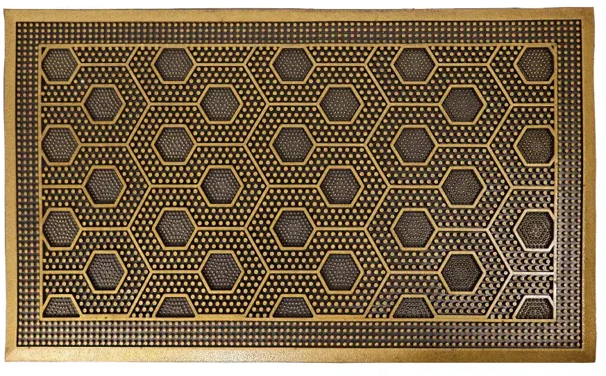 Besk Kilimėlis GUMINIS 45x75 Auksinės Rudos
