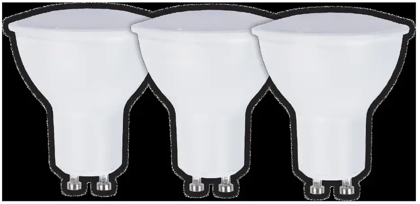LED lemputė 7W GU10 560lm 3000k 3 vnt., BESK