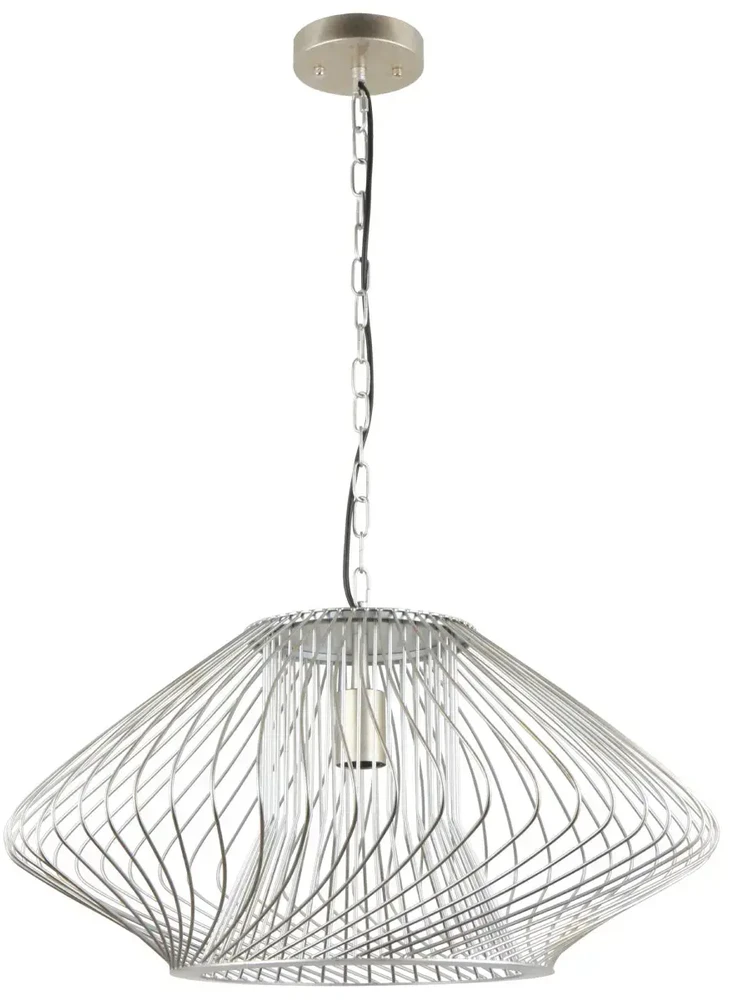 Besk Lubinis šviestuvas, E27, maks. 40 W, 220–240 V, sidabro spalvos