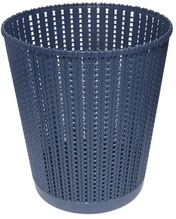 Besk Popierinė šiukšliadėžė plastikinė 10L Ruuby, t. mėlyna