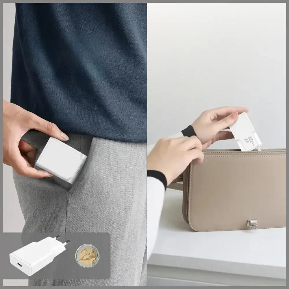 Įkroviklis 4smarts PDPlug Slim GaN 1x USB-C 30W Baltas (541124)