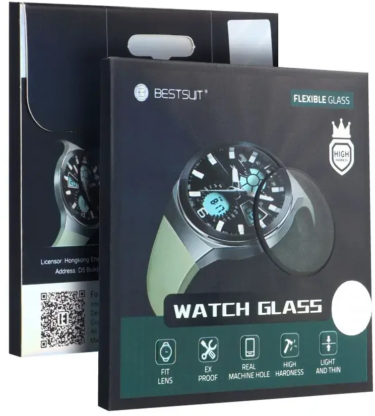 Bestsuit Flexible Hybrid Glass skirta Xiaomi MiBand 7