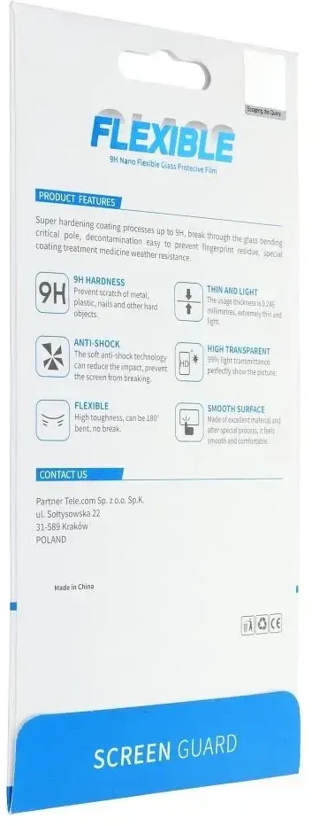 Hibridinis stiklas, skirtas iPhone 13 PRO MAX / 14 PLUS, „Bestsuit Flexible“