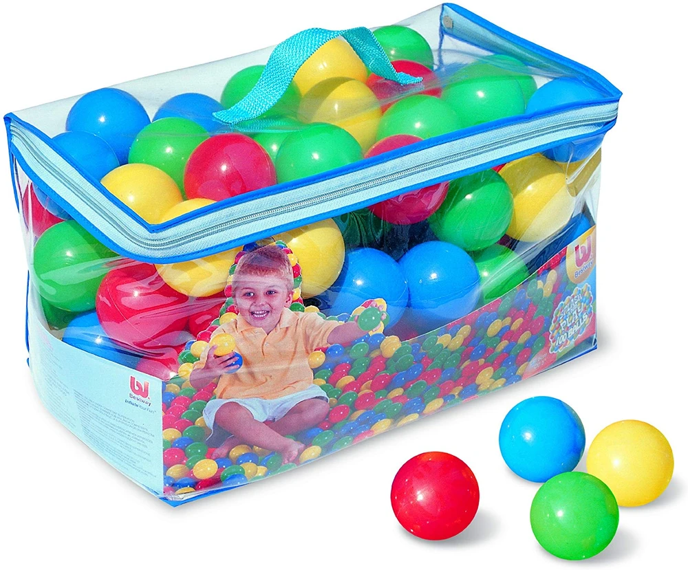BestWay kamuoliukai 100vnt., 6,5 cm Splash & Play art. 52027