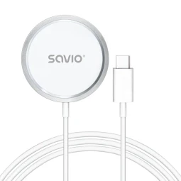 Savio Magnetinis belaidis įkroviklis 15 W, 1 m, LA-11